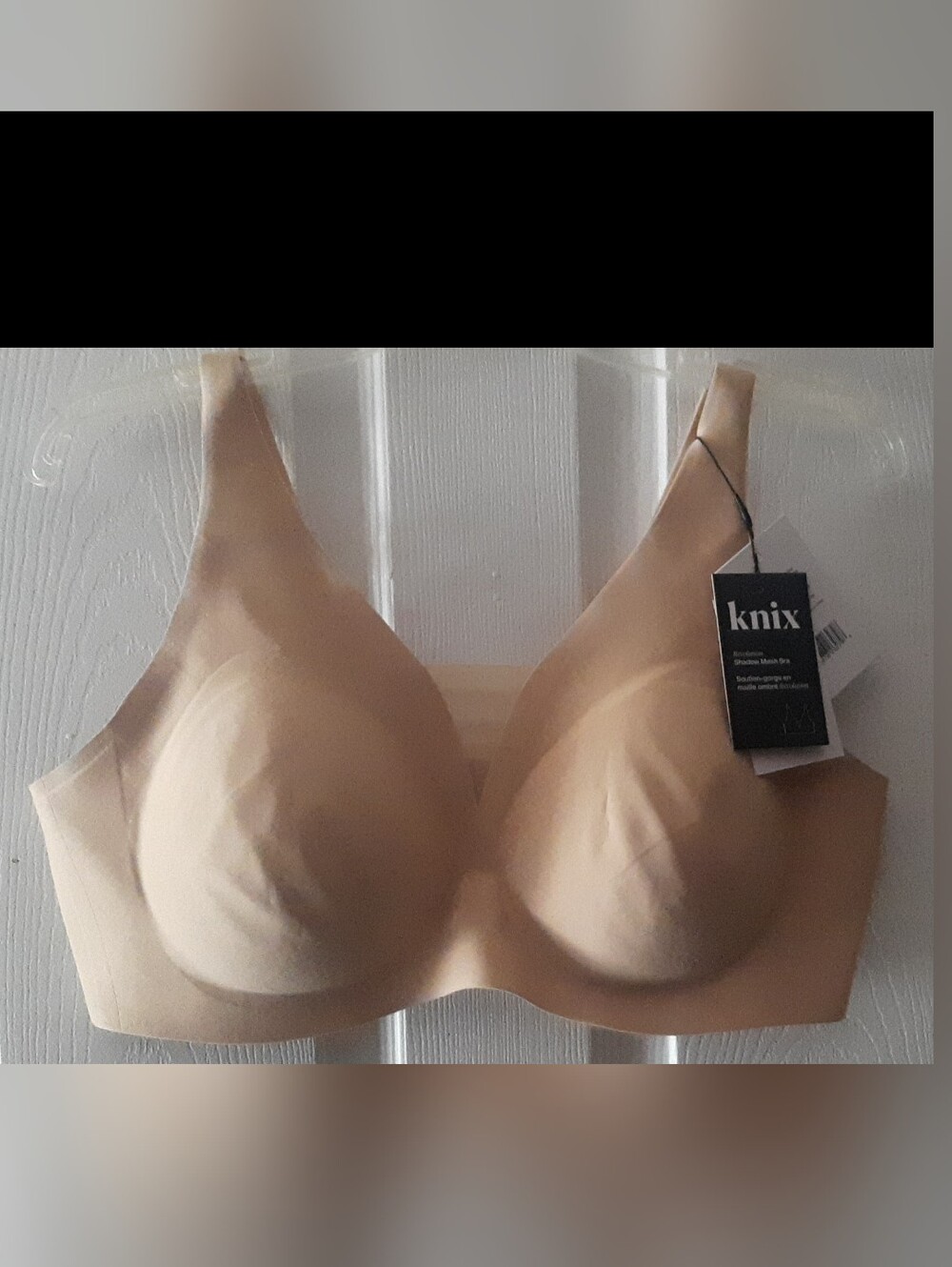 Knix Shadow Mesh Bra Warm Sand Knix XXXL+ New with Tags